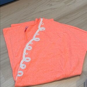 Lilly Pulitzer Orange Dress with White Trim